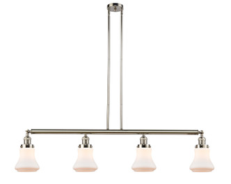 Innovations - 214-PN-G191 - Four Light Island Pendant - Franklin Restoration - Polished Nickel
