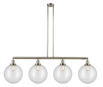 Innovations - 214-PN-G202-12-LED - LED Island Pendant - Franklin Restoration - Polished Nickel
