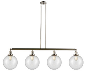 Innovations - 214-PN-G204-10-LED - LED Island Pendant - Franklin Restoration - Polished Nickel