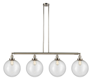 Innovations - 214-PN-G204-12-LED - LED Island Pendant - Franklin Restoration - Polished Nickel