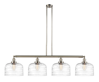Innovations - 214-PN-G713-L - Four Light Island Pendant - Franklin Restoration - Polished Nickel