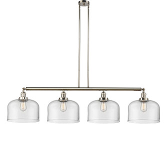 Innovations - 214-PN-G72-L - Four Light Island Pendant - Franklin Restoration - Polished Nickel
