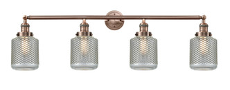 Innovations - 215-AC-G262 - Four Light Bath Vanity - Franklin Restoration - Antique Copper