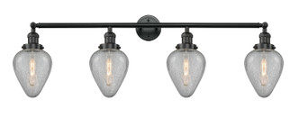 Innovations - 215-BK-G165 - Four Light Bath Vanity - Franklin Restoration - Matte Black