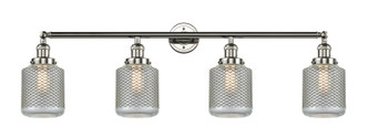 Innovations - 215-PN-G262 - Four Light Bath Vanity - Franklin Restoration - Polished Nickel