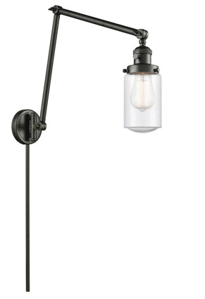 Innovations - 238-OB-G314-LED - LED Swing Arm Lamp - Franklin Restoration - Oil Rubbed Bronze