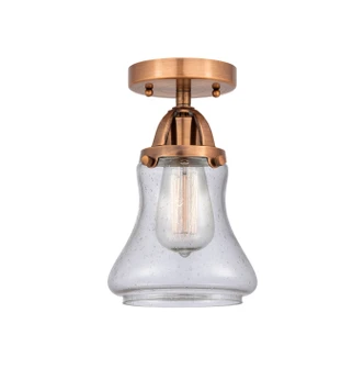 Innovations - 288-1C-AC-G194 - One Light Semi-Flush Mount - Nouveau 2 - Antique Copper