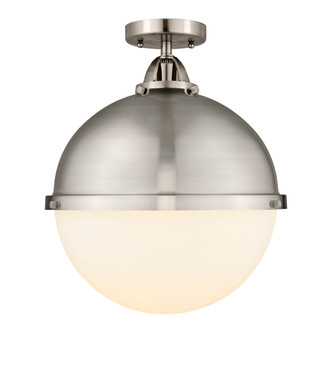 Innovations - 288-1C-SN-HFS-121-SN - One Light Semi-Flush Mount - Nouveau 2 - Brushed Satin Nickel