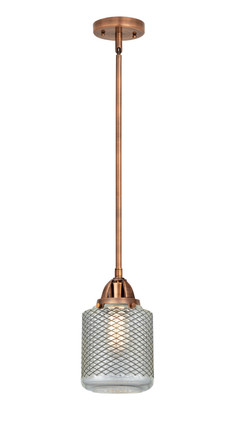 Innovations - 288-1S-AC-G262 - One Light Mini Pendant - Nouveau 2 - Antique Copper