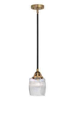 Innovations - 288-1S-BAB-G302 - One Light Mini Pendant - Nouveau 2 - Black Antique Brass