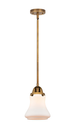 Innovations - 288-1S-BB-G191-LED - LED Mini Pendant - Nouveau 2 - Brushed Brass
