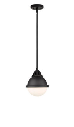 Innovations - 288-1S-BK-HFS-61-BK-LED - LED Mini Pendant - Nouveau 2 - Matte Black