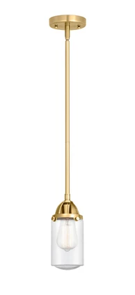 Innovations - 288-1S-SG-G314-LED - LED Mini Pendant - Nouveau 2 - Satin Gold