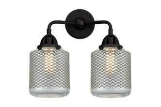Innovations - 288-2W-BK-G262 - Two Light Bath Vanity - Nouveau 2 - Matte Black