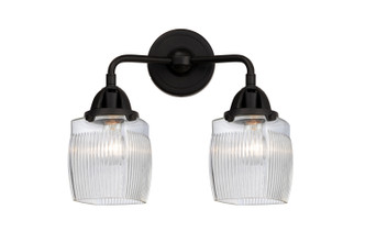Innovations - 288-2W-BK-G302 - Two Light Bath Vanity - Nouveau 2 - Matte Black