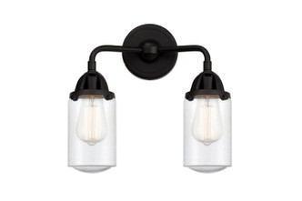 Innovations - 288-2W-BK-G314 - Two Light Bath Vanity - Nouveau 2 - Matte Black