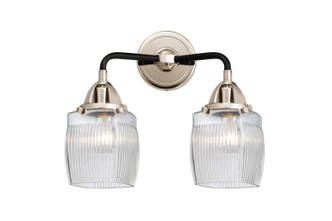 Innovations - 288-2W-BPN-G302 - Two Light Bath Vanity - Nouveau 2 - Black Polished Nickel