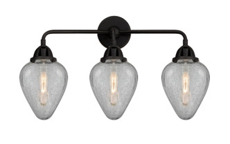 Innovations - 288-3W-BK-G165 - Three Light Bath Vanity - Nouveau 2 - Matte Black