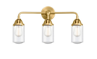 Innovations - 288-3W-SG-G314-LED - LED Bath Vanity - Nouveau 2 - Satin Gold