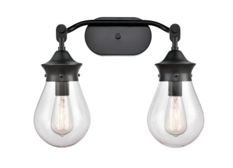 Innovations - 414-2W-BK-6CL - Two Light Bath Vanity - Matte Black