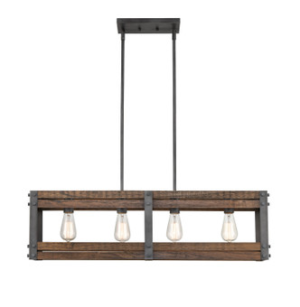Innovations - 435-4I-AG - Four Light Island Pendant - Austin - Aged Gun Metal