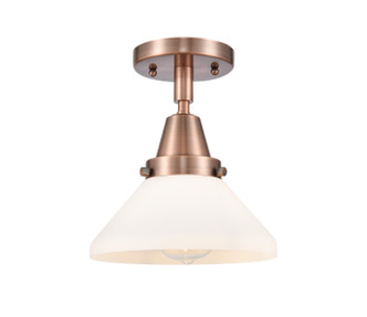 Innovations - 447-1C-AC-G4471 - One Light Flush Mount - Caden - Antique Copper
