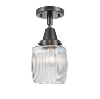Innovations - 447-1C-BK-G302 - One Light Flush Mount - Caden - Matte Black
