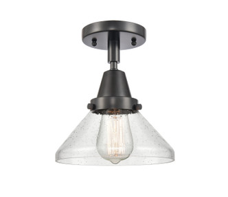 Innovations - 447-1C-BK-G4474 - One Light Flush Mount - Caden - Matte Black