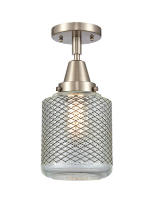 Innovations - 447-1C-SN-G262 - One Light Flush Mount - Caden - Brushed Satin Nickel