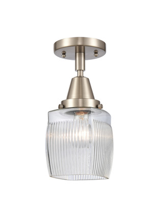 Innovations - 447-1C-SN-G302 - One Light Flush Mount - Caden - Brushed Satin Nickel