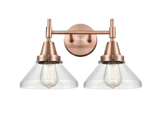 Innovations - 447-2W-AC-G4474 - Two Light Bath Vanity - Caden - Antique Copper
