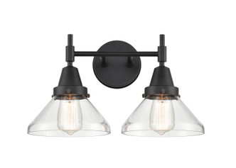 Innovations - 447-2W-BK-CL-LED - LED Bath Vanity - Caden - Matte Black