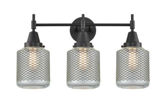 Innovations - 447-3W-BK-G262 - Three Light Bath Vanity - Caden - Matte Black