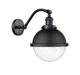 Innovations - 515-1W-BK-HFS-84-BK - One Light Wall Sconce - Franklin Restoration - Matte Black