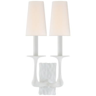 Visual Comfort Signature - CHD 2315PW-L - Two Light Wall Sconce - Gabriel - Plaster White