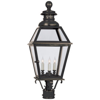 Visual Comfort Signature - CHO 7111BZ - Three Light Post Lantern - Chelsea - Bronze