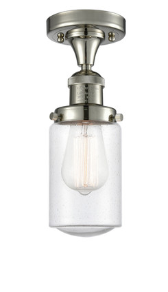 Innovations - 517-1CH-PN-G314-LED - LED Semi-Flush Mount - Franklin Restoration - Polished Nickel