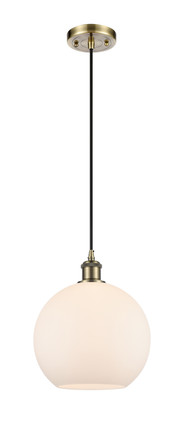 manufacturer_finish:Antique Brass|manufacturer_glass:Cased Matte White Athens|light_output:220.00lm|color_temperature:2200K|cri:99