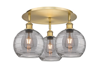 manufacturer_finish:Brushed Brass|manufacturer_glass:Light Smoke Athens Deco Swirl|light_output:220.00lm|color_temperature:2200K|cri:99