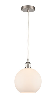 manufacturer_finish:Brushed Satin Nickel|manufacturer_glass:Cased Matte White Athens|light_output:220.00lm|color_temperature:2200K|cri:99