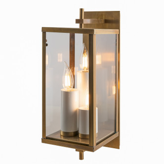 Back Bay Three Light Outdoor Wall Mount (1150-AG-CL) Back Bay Three Light Outdoor Wall Mount (1150-AG-CL)