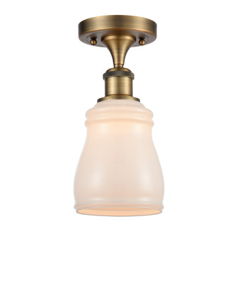 Innovations - 516-1C-BB-G391 - One Light Semi-Flush Mount - Ballston - Brushed Brass