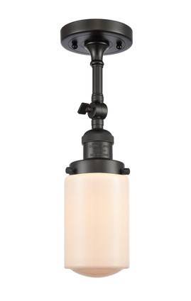 Innovations - 201F-OB-G311 - One Light Semi-Flush Mount - Franklin Restoration - Oil Rubbed Bronze