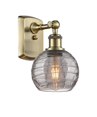 manufacturer_finish:Antique Brass|manufacturer_glass:Light Smoke Athens Deco Swirl|light_output:220.00lm|color_temperature:2200K|cri:99