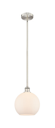 manufacturer_finish:Brushed Satin Nickel|manufacturer_glass:Cased Matte White Athens|light_output:220.00lm|color_temperature:2200K|cri:99