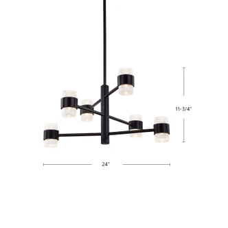 Copenhagen LED Pendant (EP48224-BK)