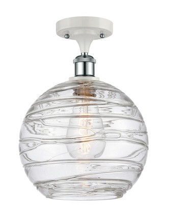 Innovations - 516-1C-WPC-G1213-10-LED - LED Semi-Flush Mount - Ballston - White Polished Chrome