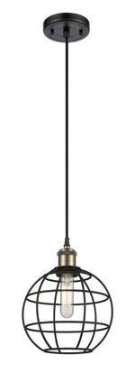 Innovations - 516-1P-BAB-CE-8-BK - LED Pendant - Ballston - Black Antique Brass