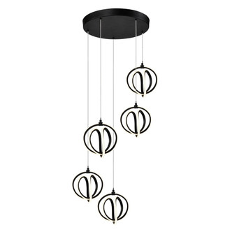 Rose LED Chandelier (AC6735BK)