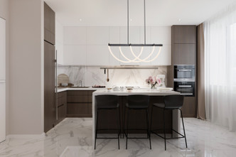 Cascata LED Island Pendant (AC6813BK)